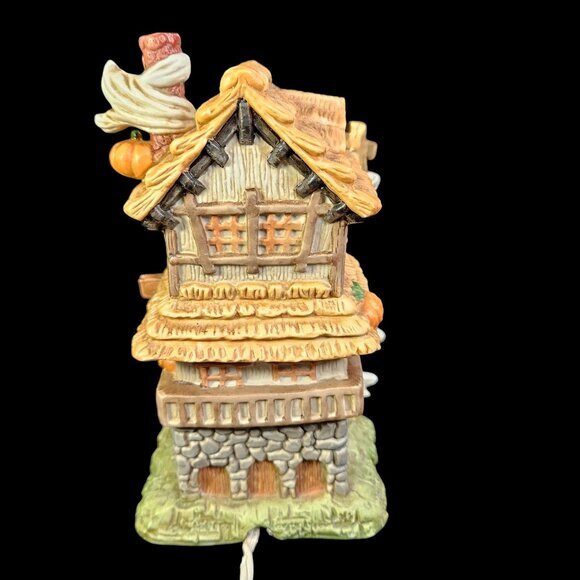 Haunted House Halloween Decoration Light Up Ghosts Spooky Scary Painted Ceramic‎ - Picture 7 of 12